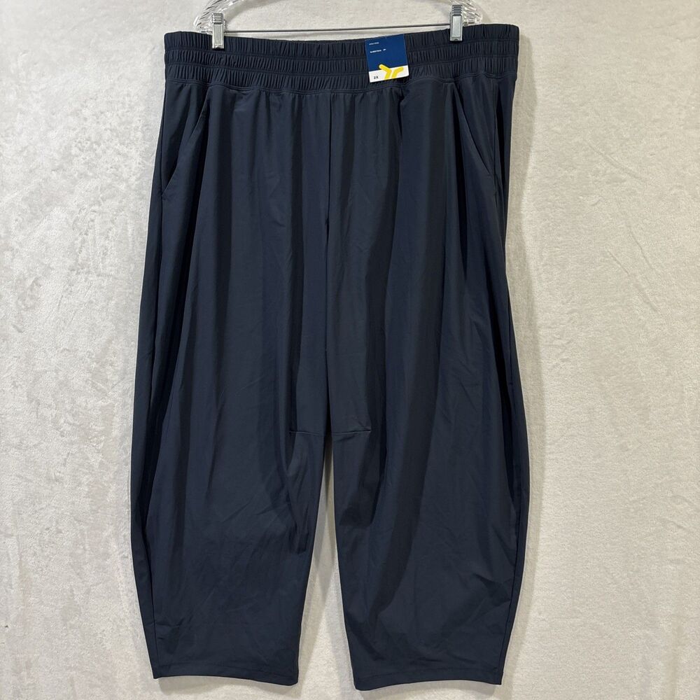 Old Navy Women’s High-Rise SleekTech Barrel Stretch Ankle Pants Navy Blue 2X NWT